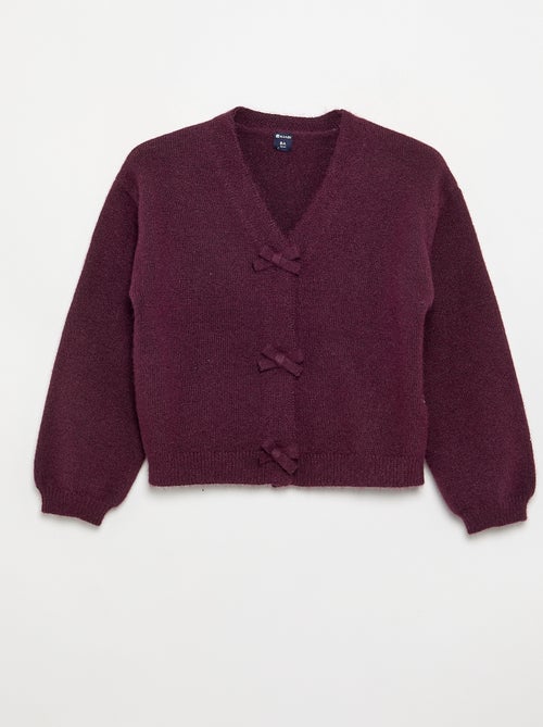 Knit sweater with knot detail - Kiabi