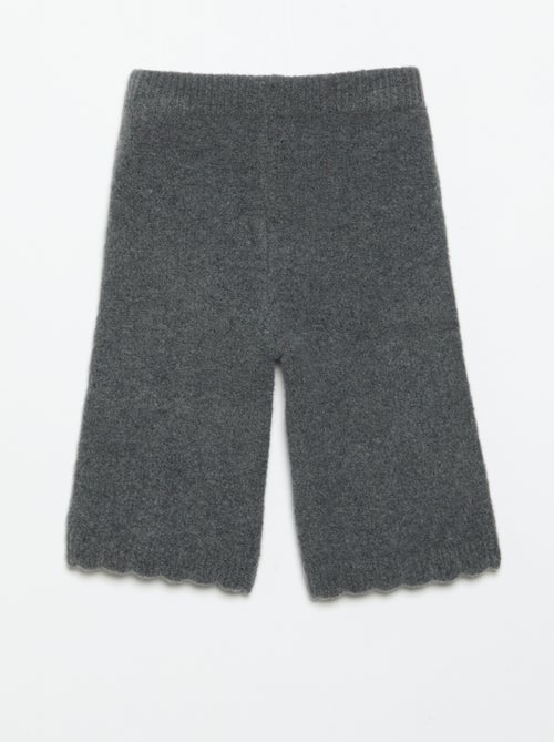 Knitted Pants with Embroidery - Kiabi