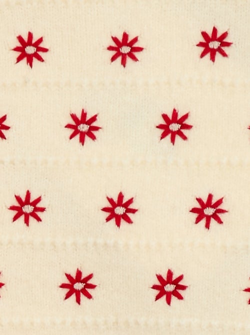 Knitted Sweater with Embroidery - Kiabi