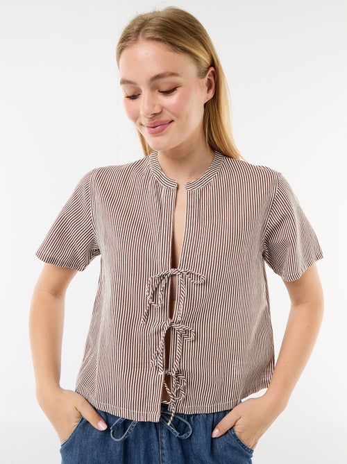 Knot-Detail Blouse - Kiabi