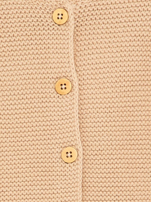 Krausripp-Strickjäckchen - Kiabi