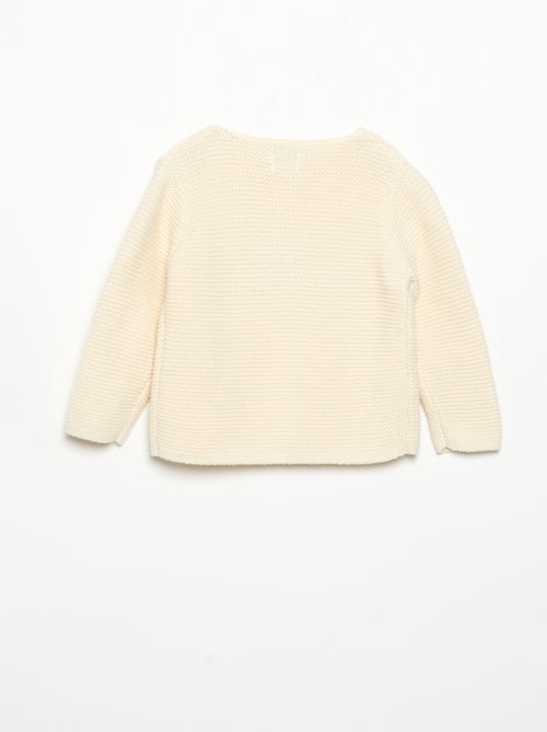 Krausripp-Strickjäckchen - Kiabi
