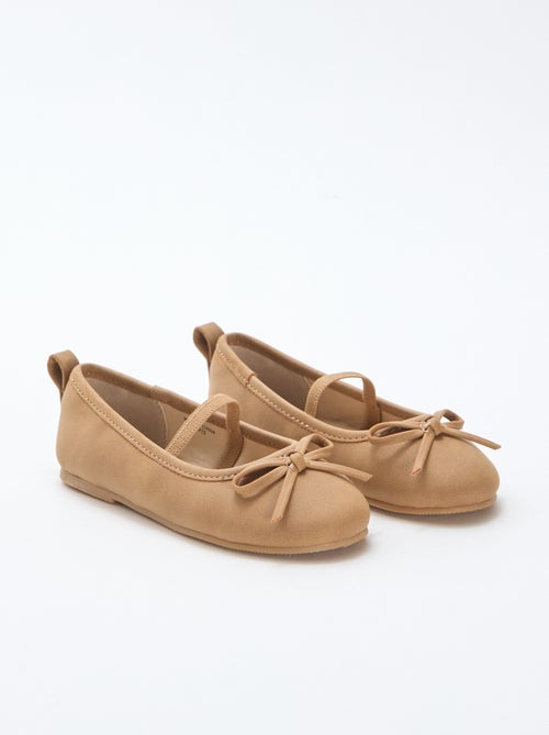 Kunstleder-Ballerinas mit Riemchen - Kiabi