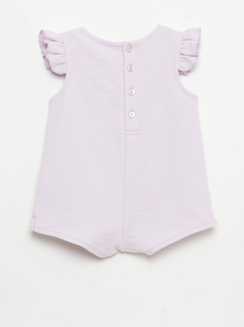 Kurz-Jumpsuit aus Baby-Terry - Kiabi