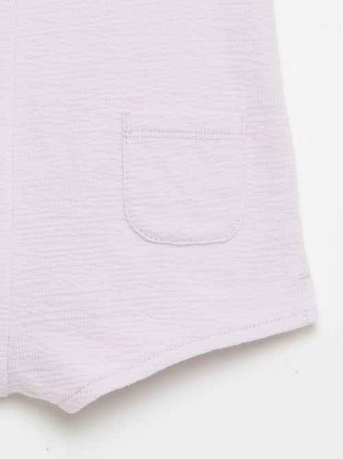 Kurz-Jumpsuit aus Baby-Terry - Kiabi