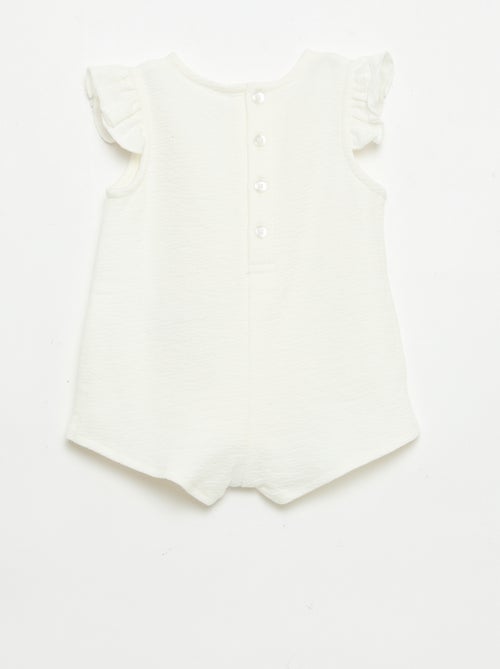 Kurz-Jumpsuit aus Baby-Terry - Kiabi