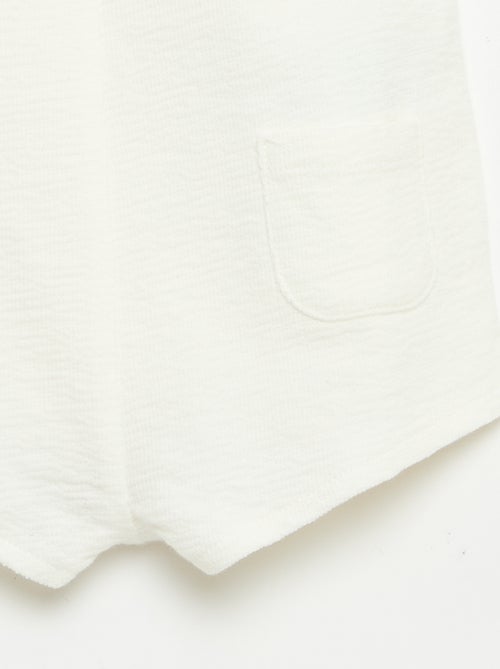 Kurz-Jumpsuit aus Baby-Terry - Kiabi