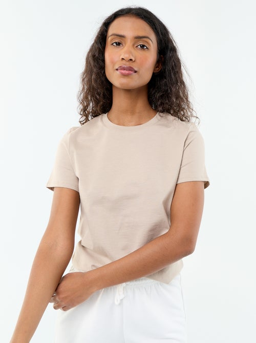 Kurzarm-Jersey-T-Shirt - Kiabi