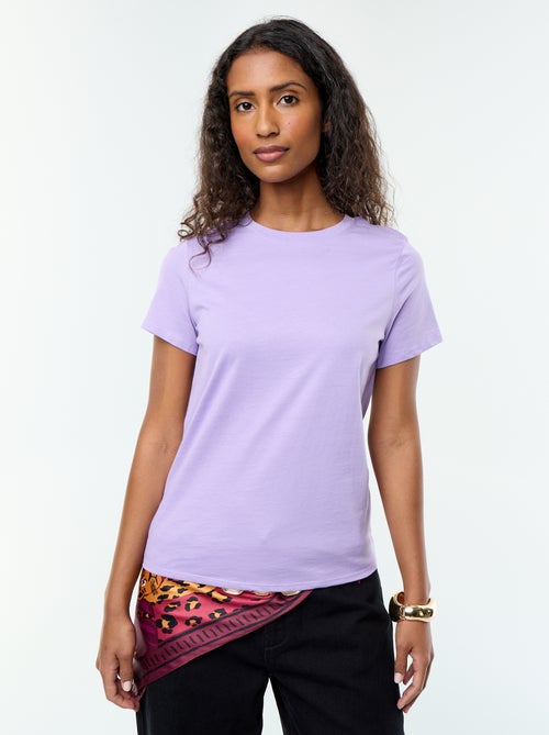 Kurzarm-Jersey-T-Shirt - Kiabi