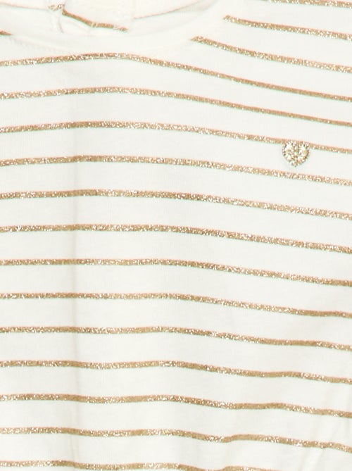 Kurzarm-Jerseykleid aus Baumwolle - Kiabi