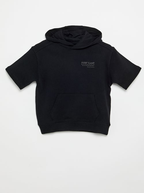 Kurzarm-Kapuzen-Sweatshirt - Kiabi