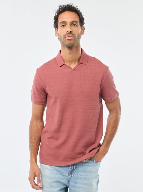 Kurzarm-Polo aus Baumwoll-Piqué - Kiabi