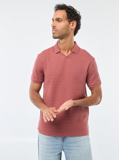 Kurzarm-Polo aus Baumwoll-Piqué - Kiabi