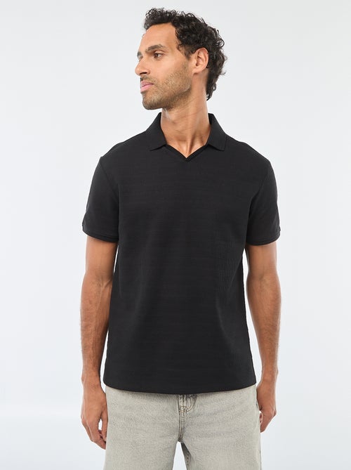 Kurzarm-Polo aus Baumwoll-Piqué - Kiabi