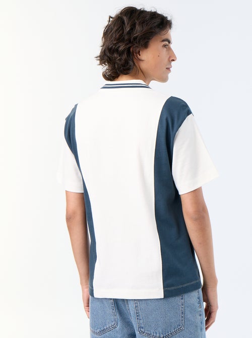 Kurzarm-Polo mit Stickereien - Kiabi