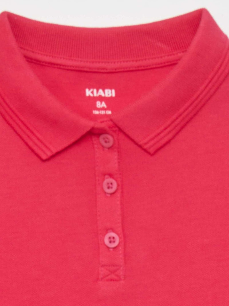 Kurzarm-Polo Rosa - Kiabi