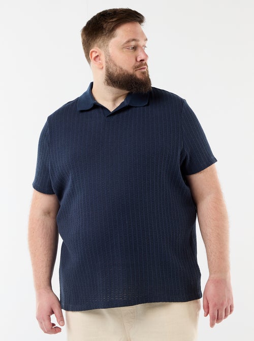 Kurzarm-Strickpolo - Kiabi