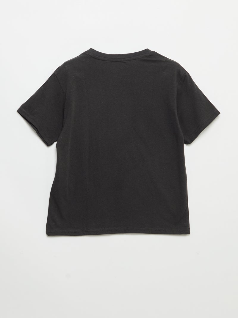 Kurzarm-T-Shirt 'Die Minions' Schwarz - Kiabi