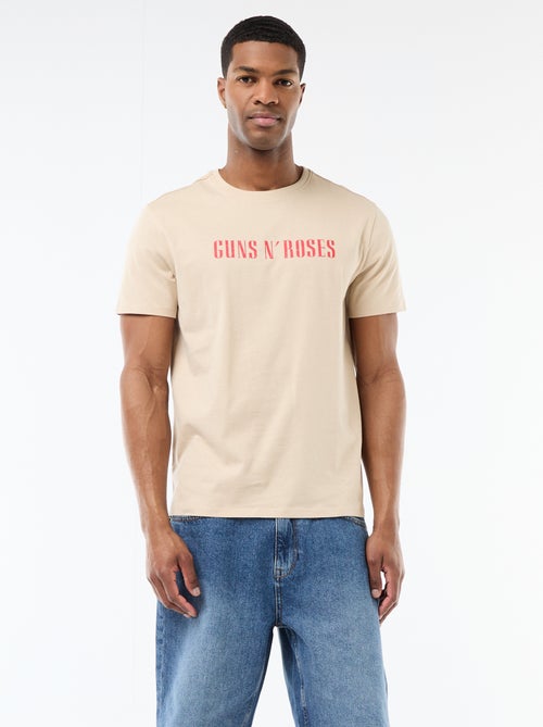 Kurzarm-T-Shirt 'Guns N' Roses' - Kiabi