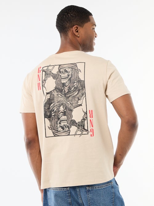 Kurzarm-T-Shirt 'Guns N' Roses' - Kiabi
