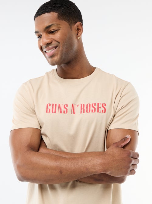 Kurzarm-T-Shirt 'Guns N' Roses' - Kiabi