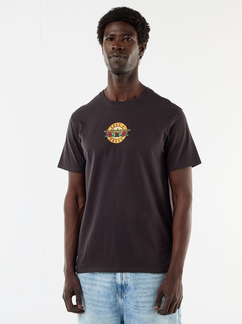 Kurzarm-T-Shirt 'Guns'N Roses' - Kiabi