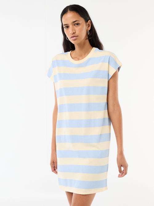 Kurzarm-T-Shirt-Kleid - Kiabi