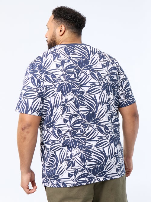 Kurzarm-T-Shirt mit Aufdruck - Kiabi