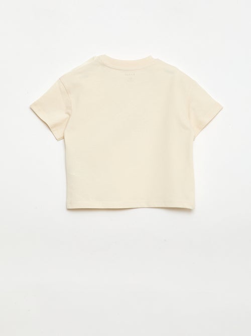 Kurzarm-T-Shirt mit Aufdruck - Kiabi