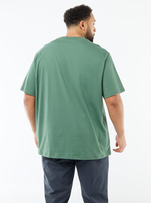 Kurzarm-T-Shirt mit Brusttasche - Kiabi