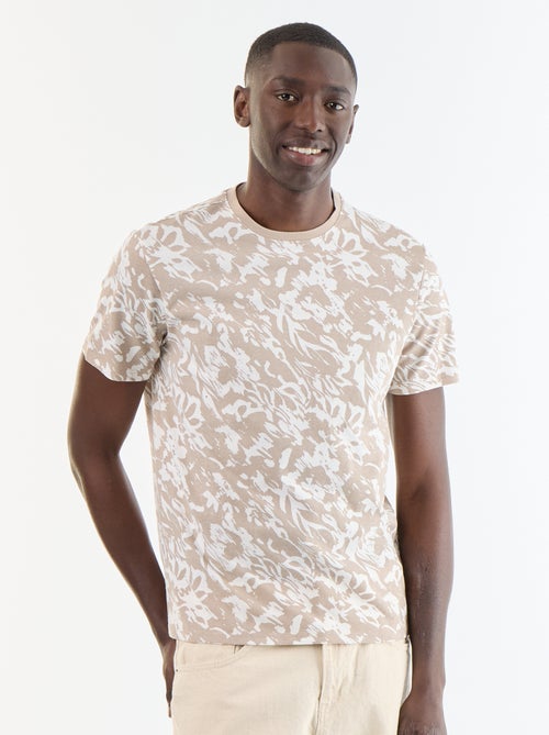 Kurzarm-T-Shirt mit Fantasie-Print - Kiabi
