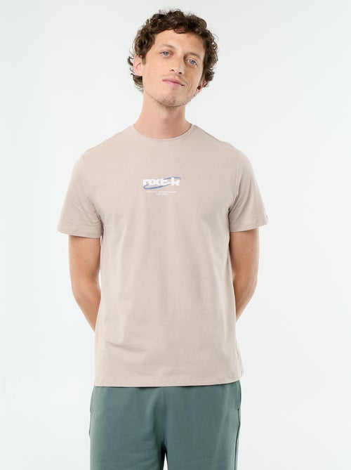 Kurzarm-T-Shirt mit Fantasie-Print - Kiabi