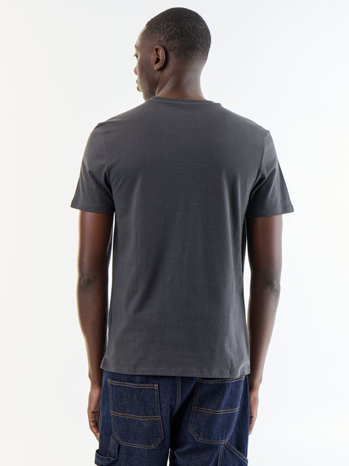 Kurzarm-T-Shirt mit Fantasie-Print - Kiabi