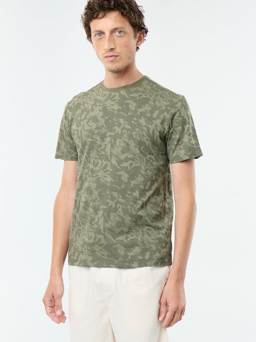 Kurzarm-T-Shirt mit Fantasie-Print - Kiabi