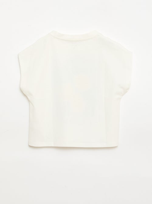 Kurzarm-T-Shirt mit Fantasie-Print - Kiabi