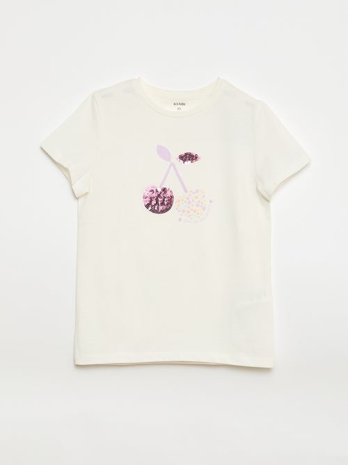 Kurzarm-T-Shirt mit Motiv - Kiabi