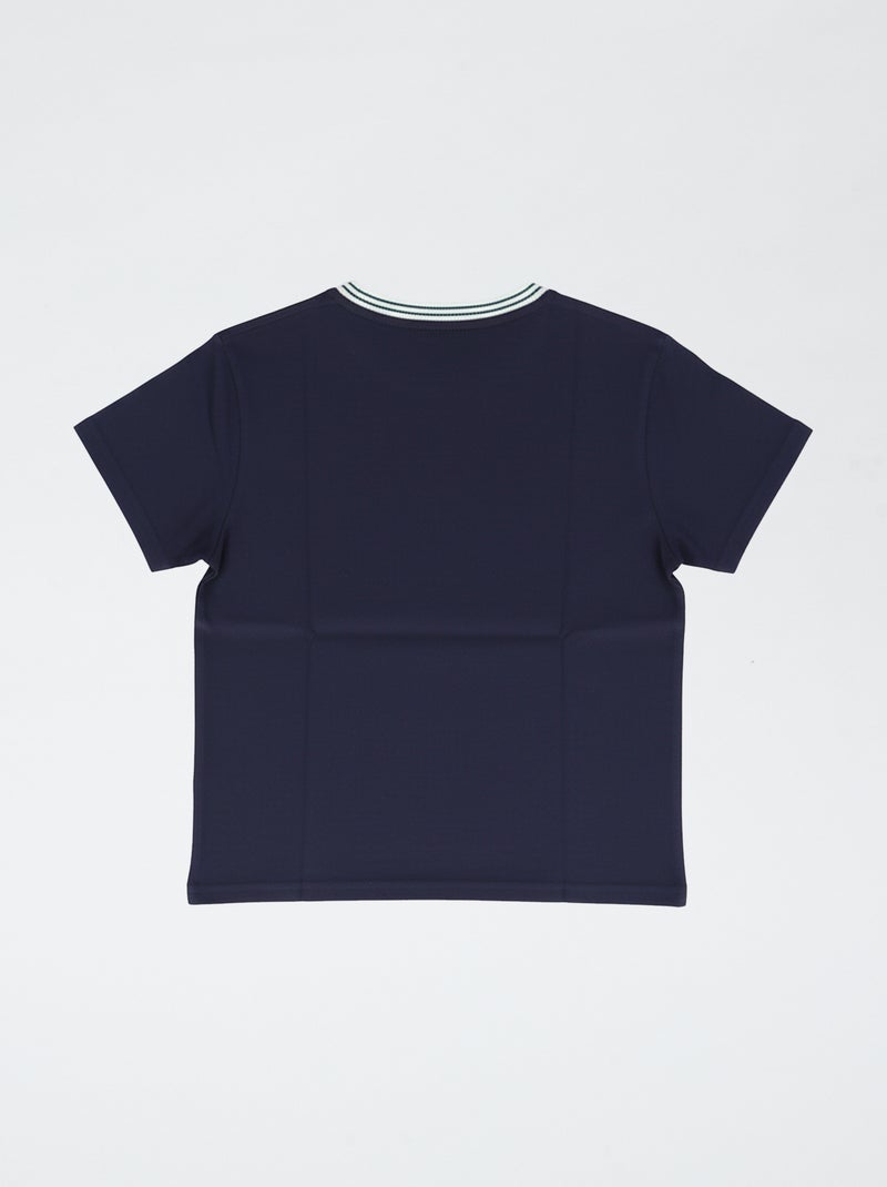Kurzarm-T-Shirt mit "Pokémon"-Print Blau - Kiabi