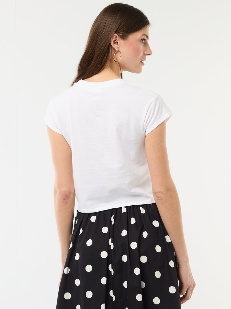 Kurzarm-T-Shirt mit 'Pokémon'-Print Weiß - Kiabi