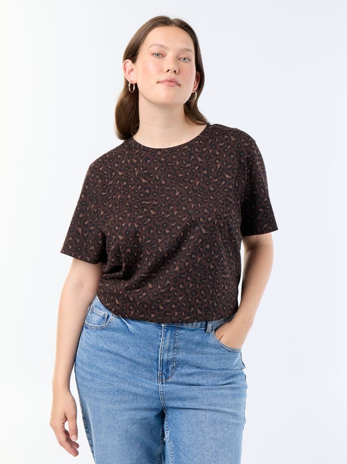 Kurzarm-T-Shirt mit Print - Kiabi Kurzarm-T-Shirt mit Print - Kiabi