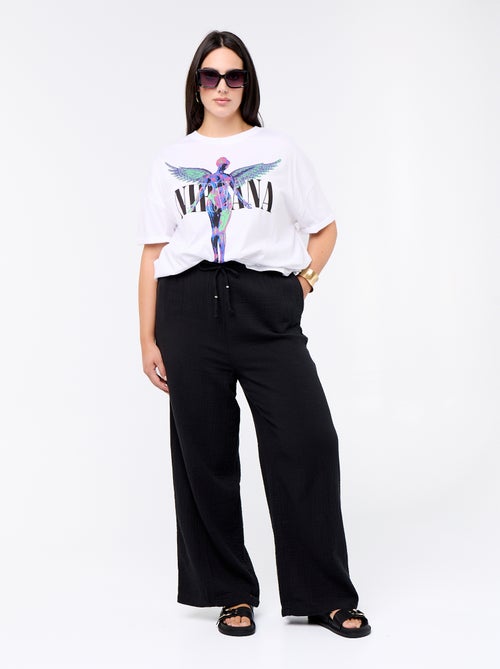 Kurzarm-T-Shirt 'Nirvana' - Kiabi