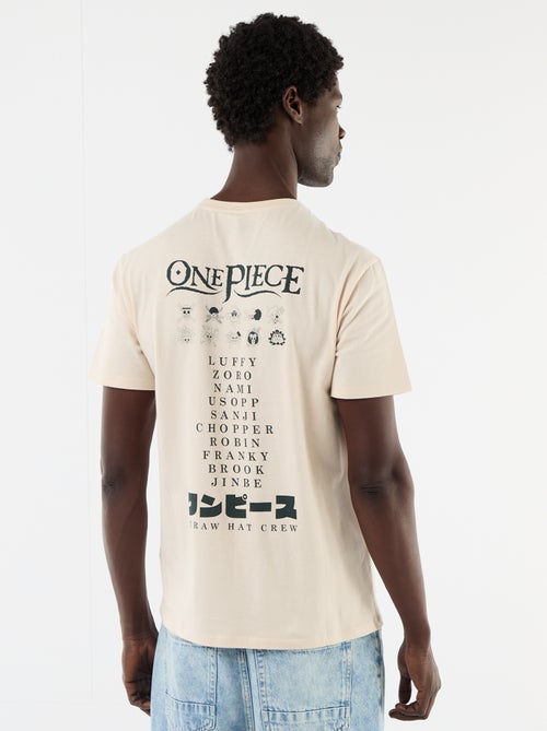 Kurzarm-T-Shirt 'One Piece' - Kiabi