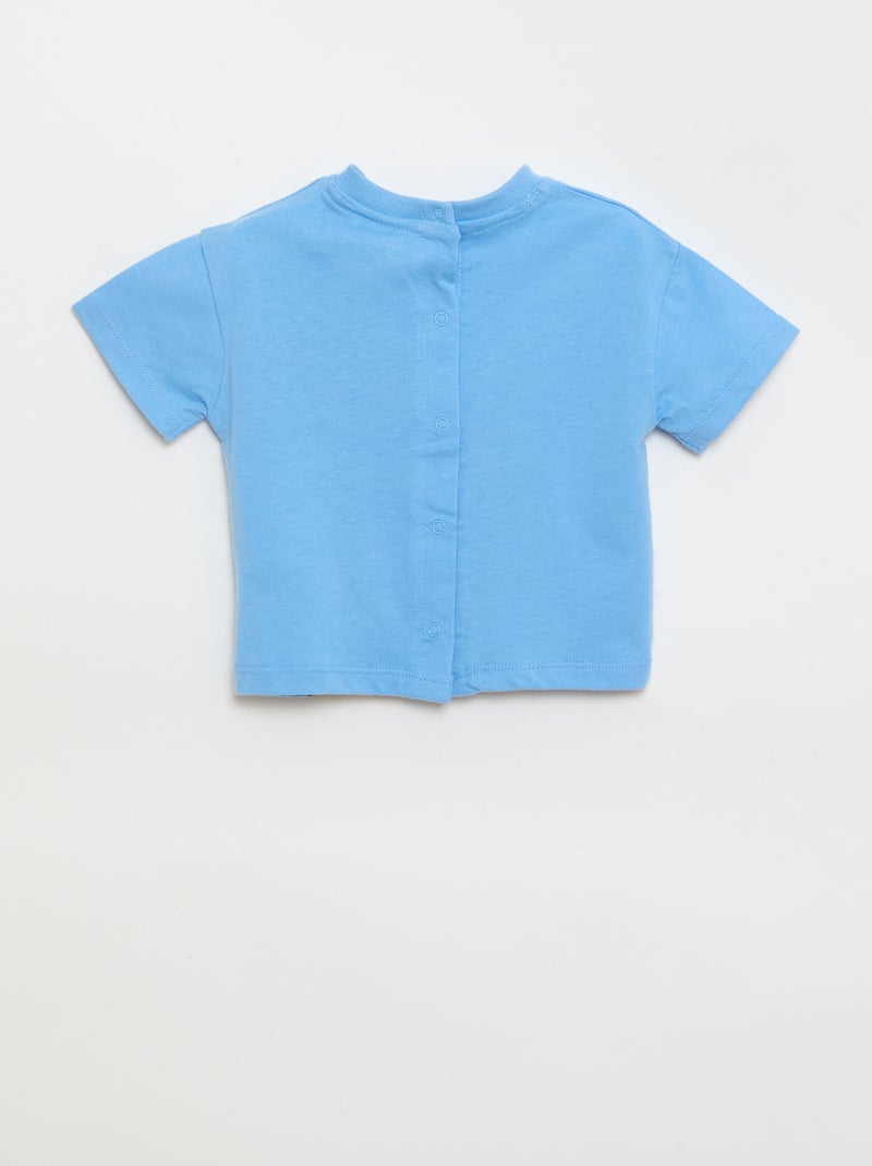 Kurzarm-T-Shirt 'Simba' 'Disney' Blau - Kiabi