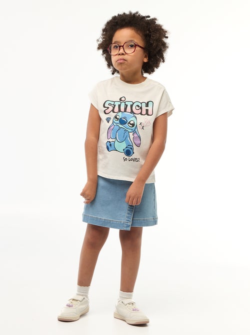 Kurzarm-T-Shirt 'Stitch' – Einfach anzuziehende Kollektion - Kiabi