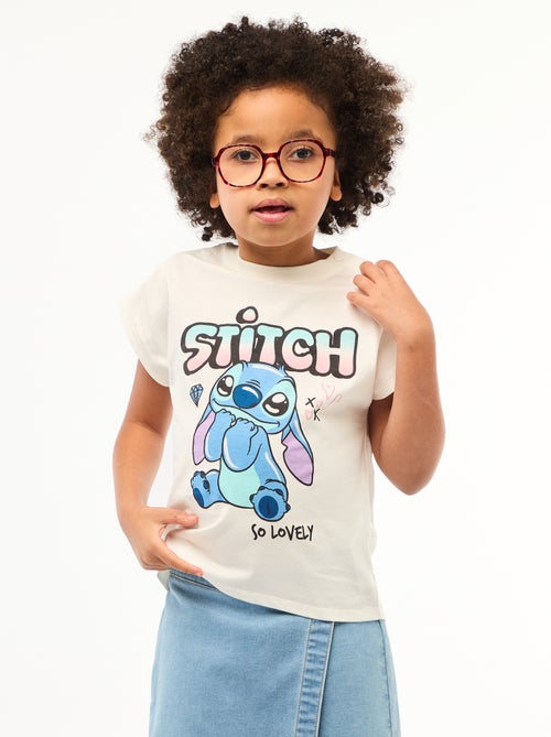 Kurzarm-T-Shirt 'Stitch' – Einfach anzuziehende Kollektion - Kiabi