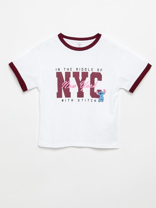 Kurzarm-T-Shirt 'Stitch' - Kiabi