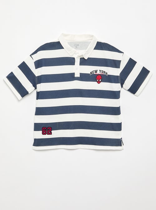 Kurzärmliges gestreiftes 'Marvel' 'Spider-man' Polo - Kiabi