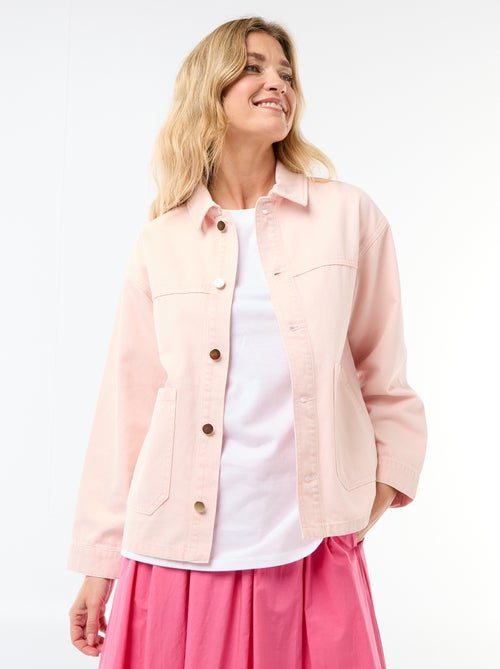 Kurze Jeansjacke mit 2 aufgesetzten Taschen - Kiabi