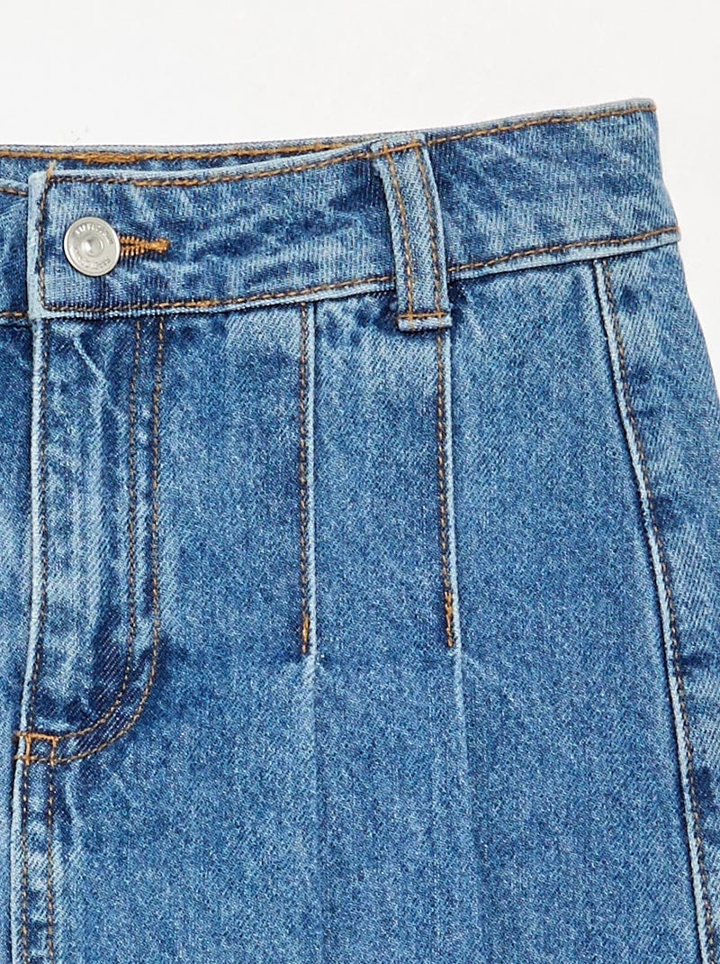 Kurzer Jeans-Rock-Short Blau - Kiabi