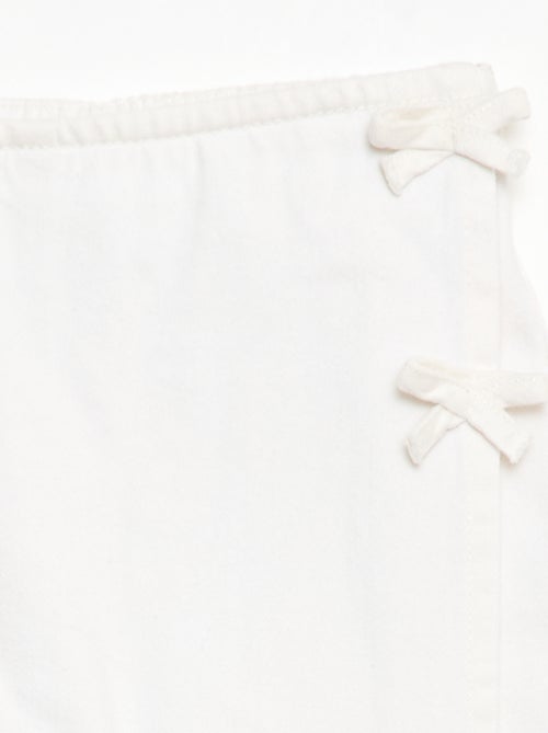 Kurzer Jeans-Rock-Short mit Schleifen - Kiabi