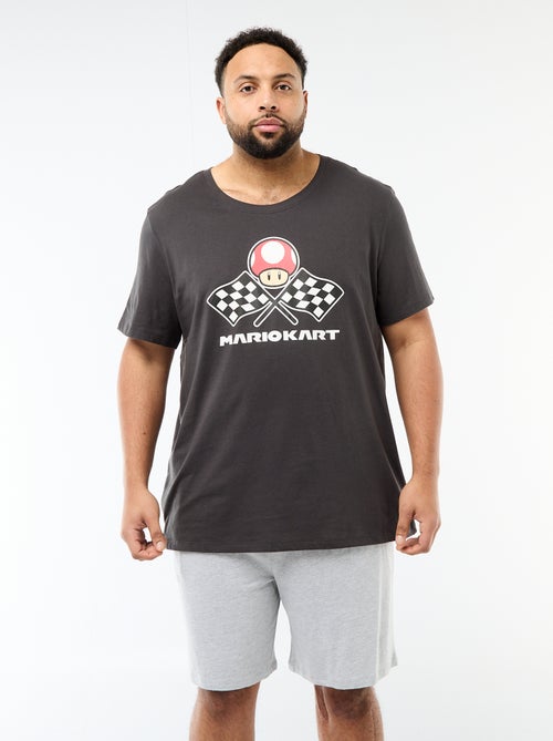 Kurzer Pyjama-Set 'Nintendo' 'Mario Kart' 'Toad' - 2-teilig - Kiabi